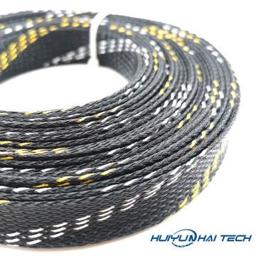 High flame retardant harness pattern woven network pipe